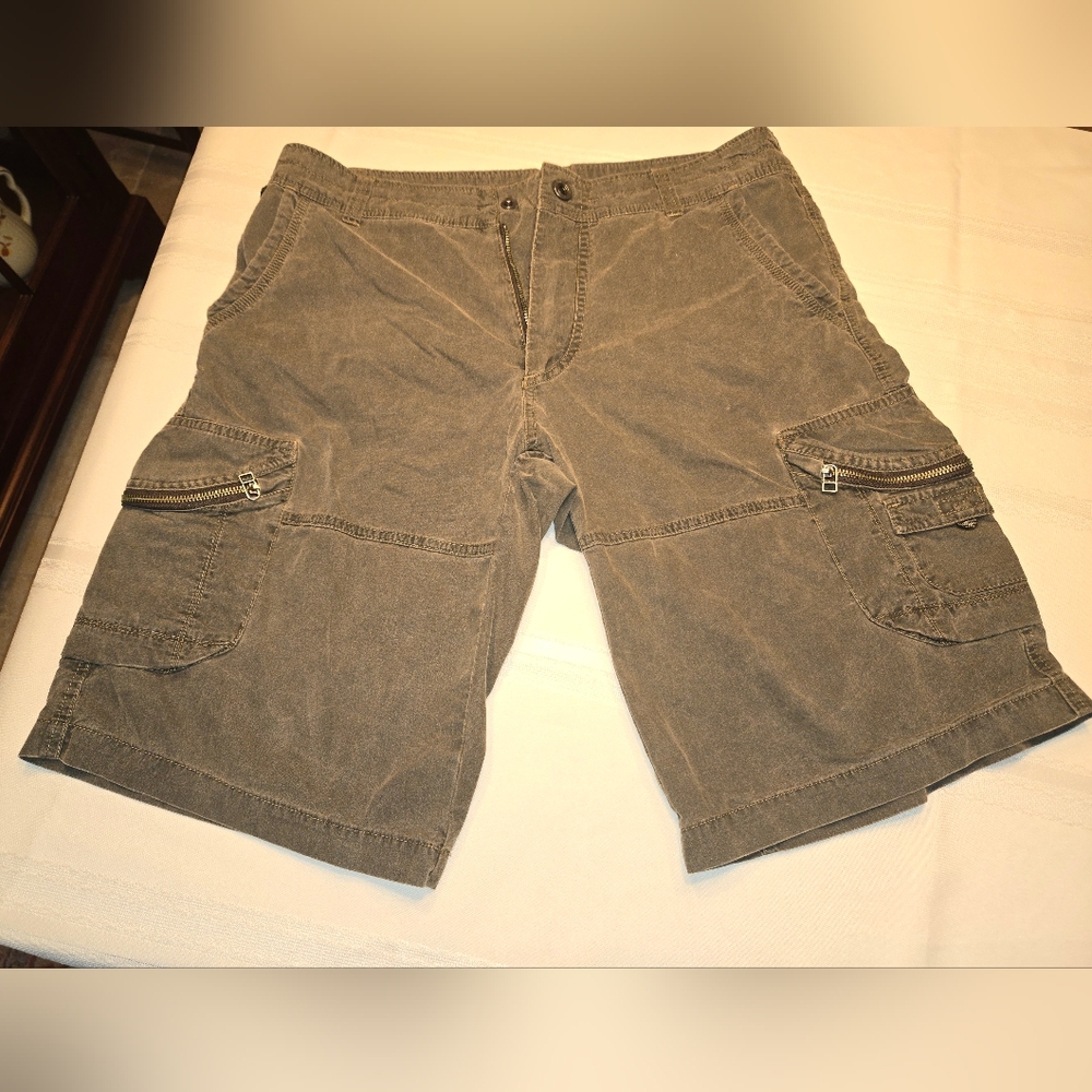 Men's Kuhl Ambush Cargo Shorts, Size 34 Waist, Gunmetal